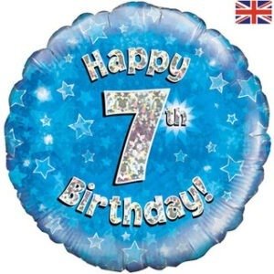 1-16 years - Sparkle Blue Age Balloon