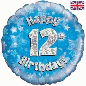 1-16 years - Sparkle Blue Age Balloon