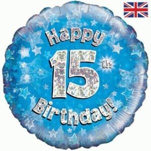 1-16 years - Sparkle Blue Age Balloon