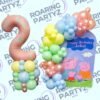 Number Balloon Tower & Backdrop Bundle