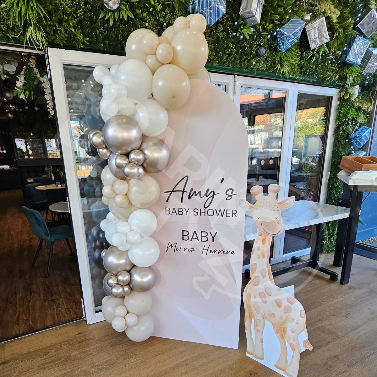 Personalised Printed Arch Backdrop