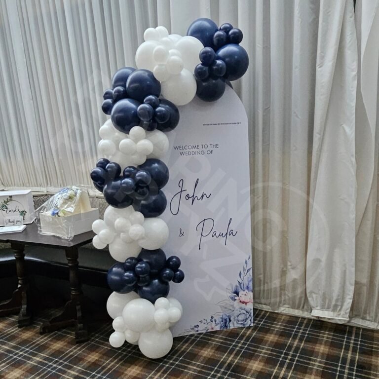 Personalised Printed Arch Backdrop